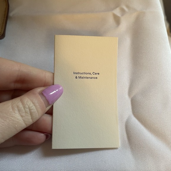 VOORT STUDIO Belgian Designer Mini Bag Sand Tan Purse Crossbody W Strap NEW $833 - Picture 10 of 16